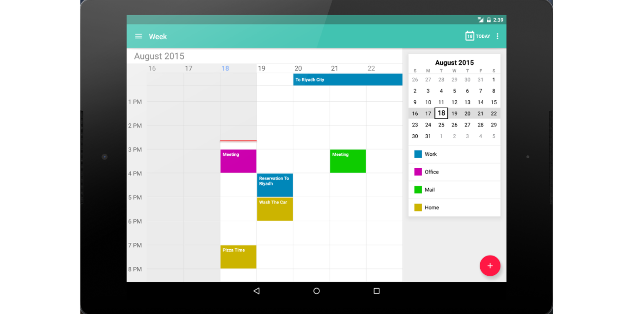 Alternativas a Google Calendar para iPhone/Android.